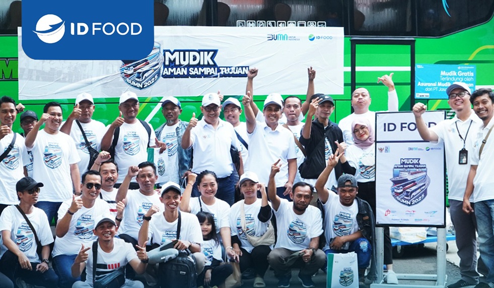 Gelar Mudik Gratis, ID FOOD Berangkatkan Ratusan Pemudik Ke 3 Provinsi