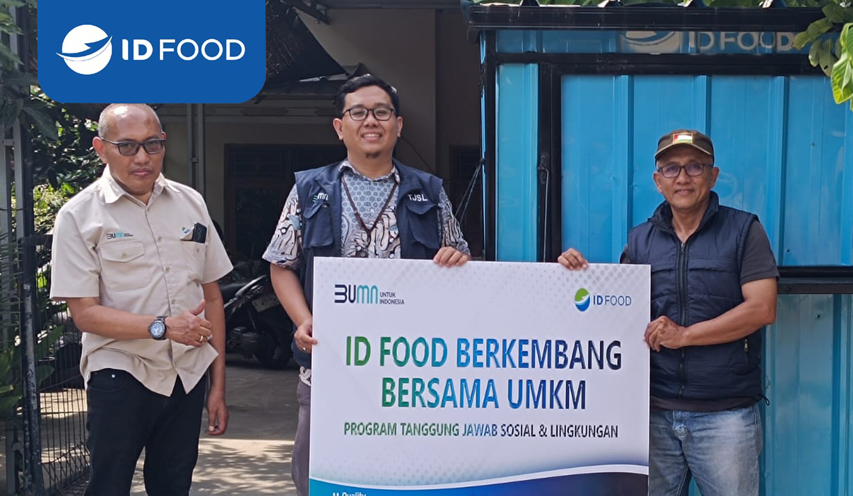 Bagikan Gerobak Dan Kios Kontainer Gratis, ID FOOD Bikin Bahagia Pelaku UMKM