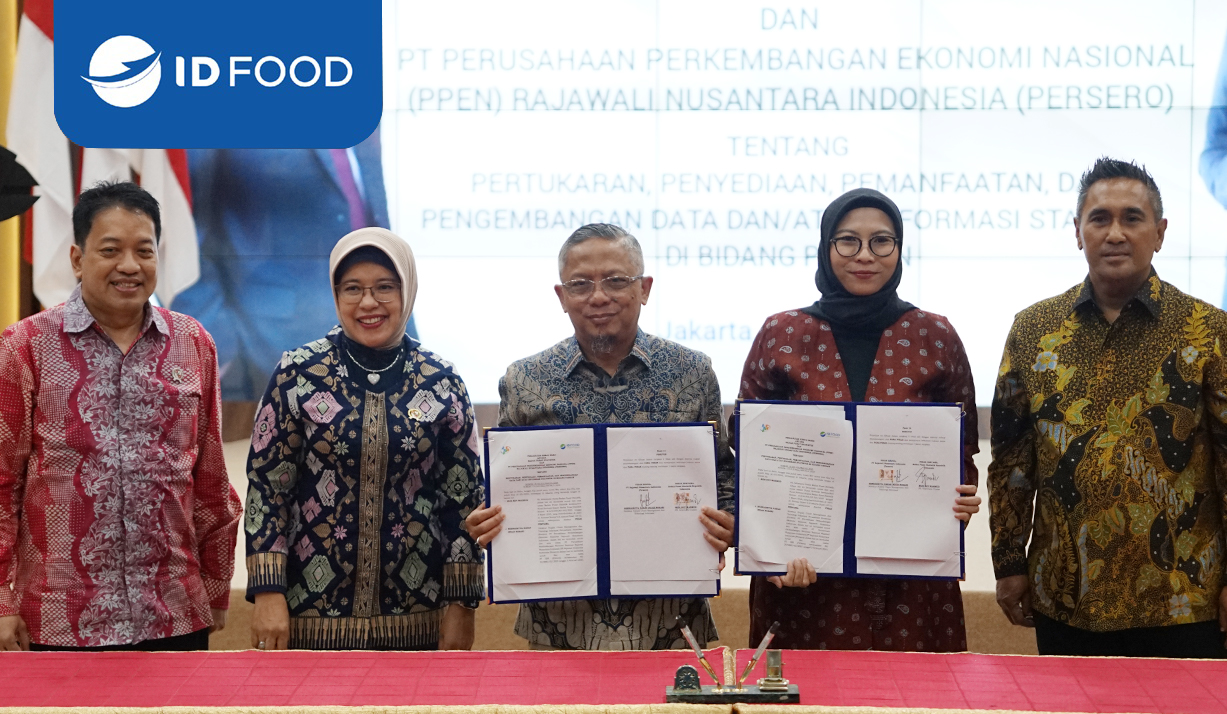 ID FOOD dan BPS Jalin Kerja Sama Strategis Tingkatkan Kualitas Data Pangan Nasional