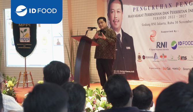 Menteri BUMN Erick Thohir : Transformasi pangan yang utama