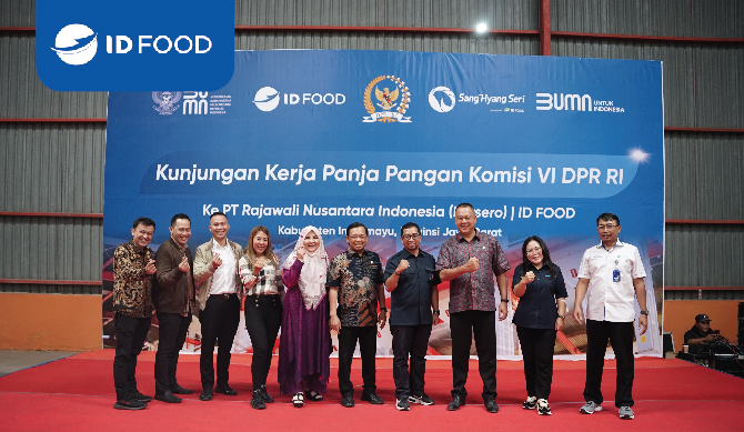 ID FOOD Menerima Kunjungan Kerja Panja Pangan Komisi VI DPR RI ke pabrik penggilingan padi