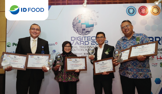 ID FOOD Group Memboyong 6 Penghargaan sekaligus dalam Acara Digital Award 2022