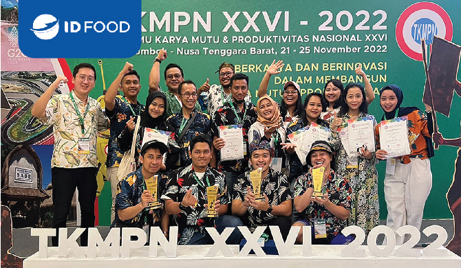 Transformasi Inovasi Pangan, BUMN ID FOOD Group Raih 4 Penghargaan Inovasi ini