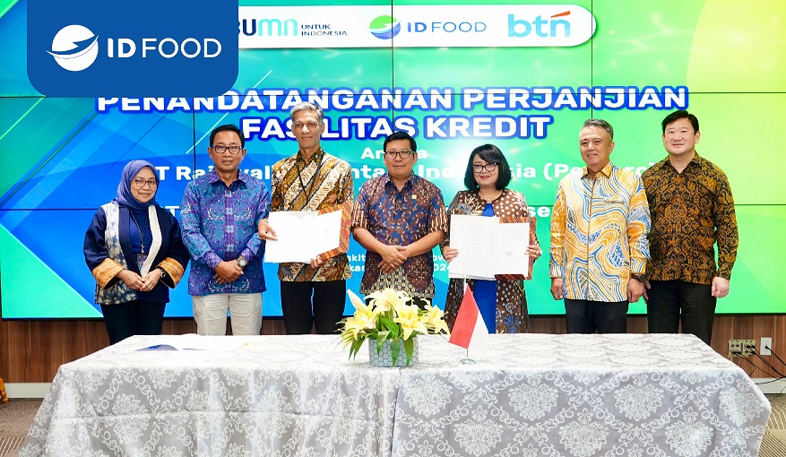 ID FOOD Gandeng BTN Jalin Kerja Sama Penyaluran Bantuan Penanganan Stunting