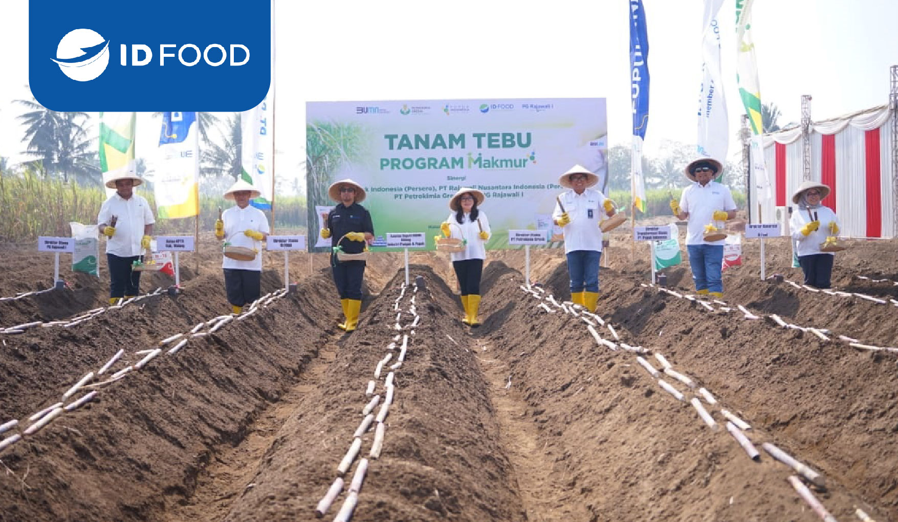 Perkuat Ekosistem Gula Nasional, ID FOOD Bersama Pupuk Indonesia Tingkatkan Produktivitas dan Pendapatan Petani Tebu melalui Makmur