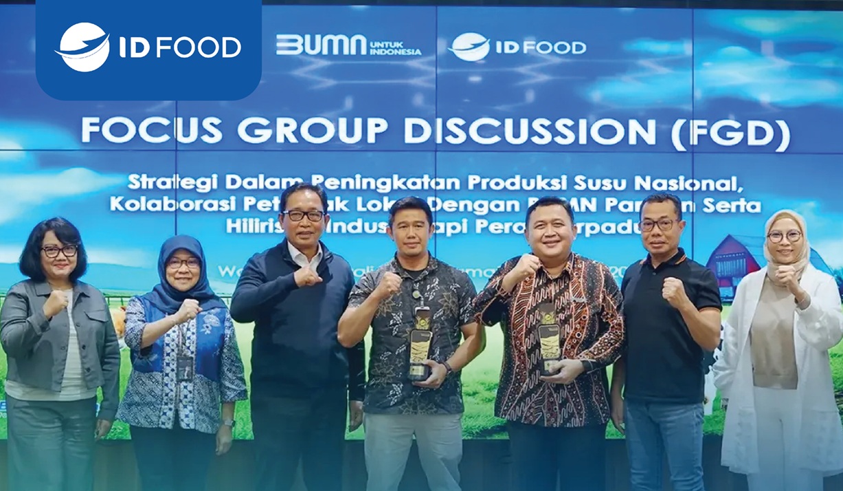 ID FOOD Siapkan Strategi Kolaborasi Dorong Peningkatan Produksi Susu Sapi Nasional