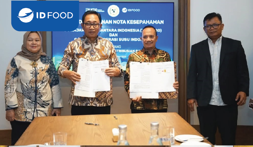 ID FOOD Gandeng GKSI dalam Kerja Sama Pendistribusian Susu