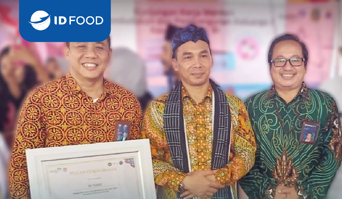 PT Rajawali Nusindo Member Of ID FOOD Raih Penghargaan Dari BKKBN