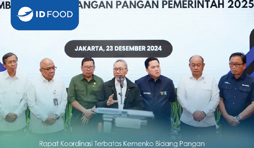 Rakortas Kemenko Bidang Pangan, ID FOOD Siap Jalankan Strategi Penguatan Cadangan Pangan Pemerintah (CPP) Tahun 2025