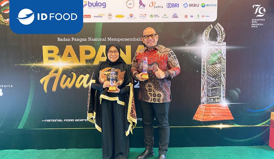 ID FOOD Raih Penghargaan Pelaku Komoditas Gula Konsumsi Mendukung SPHP 2023