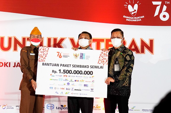 3000 Sembako Paket Merdeka untuk Veteran Indonesia