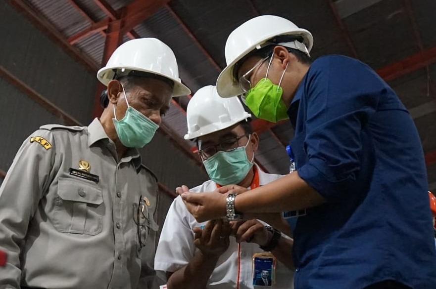 Kunjungan Kerja Direktur Utama RNI Ke Rice Milling Unit Pertani di Haurgeulis